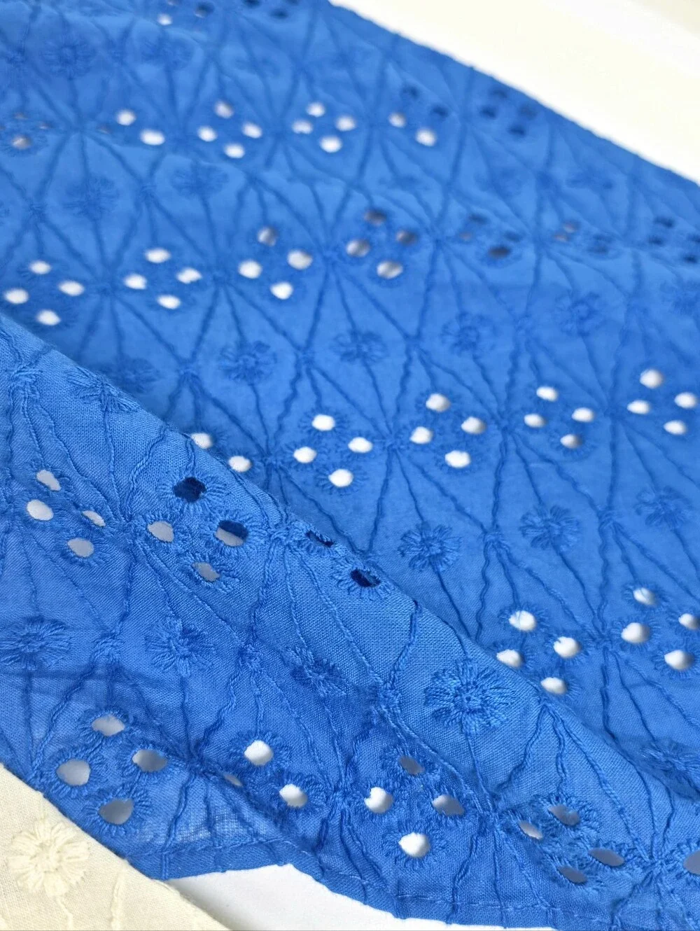 Free People Hair Scarf Lot 3 Claro Eyelet Miss Sunshine Blue White Floral NWT